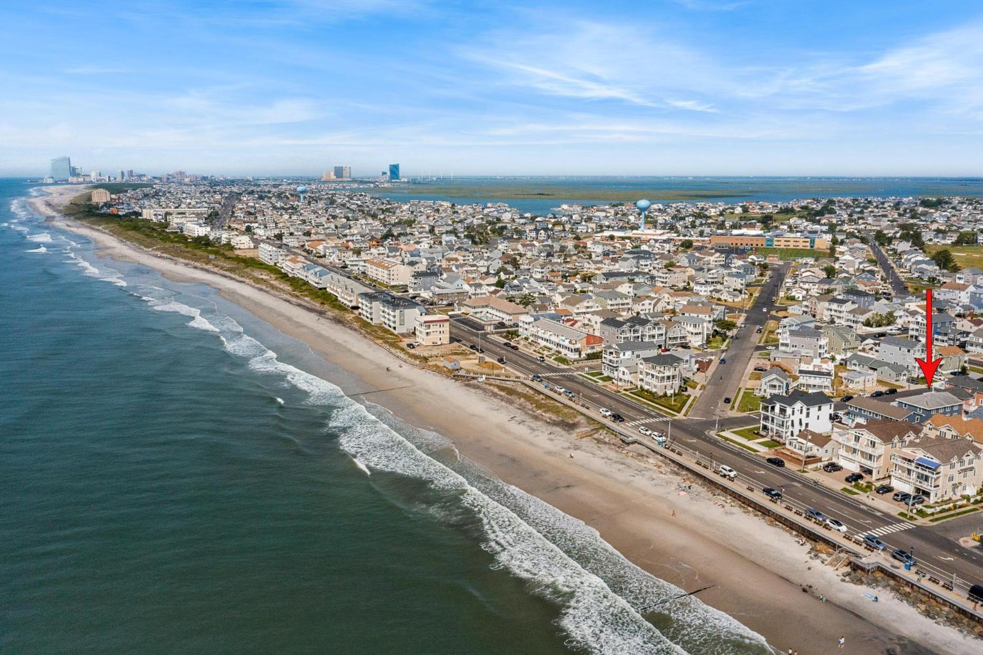 Beach Block Parking Modern Decor Porch Brigantine Exteriör bild