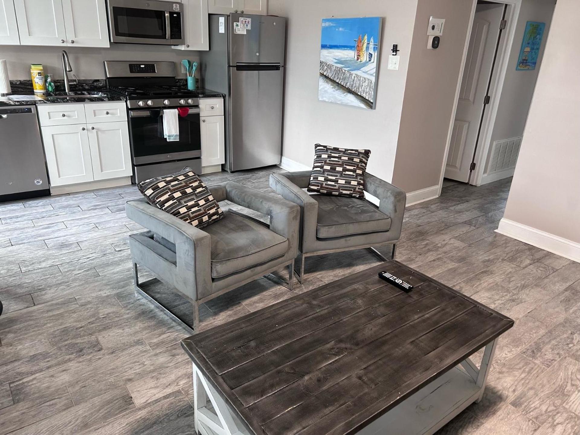 Beach Block Parking Modern Decor Porch Brigantine Exteriör bild
