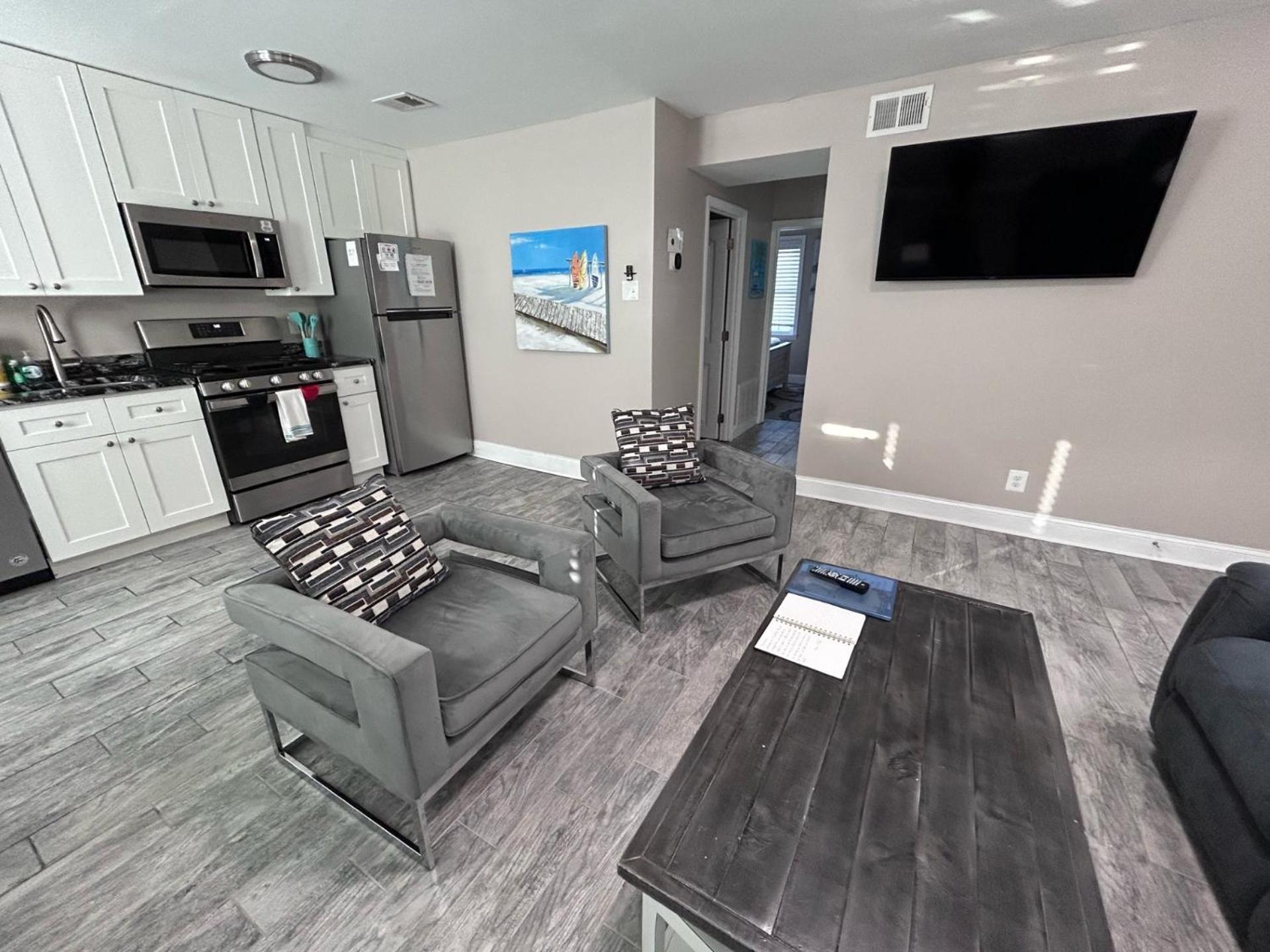 Beach Block Parking Modern Decor Porch Brigantine Exteriör bild